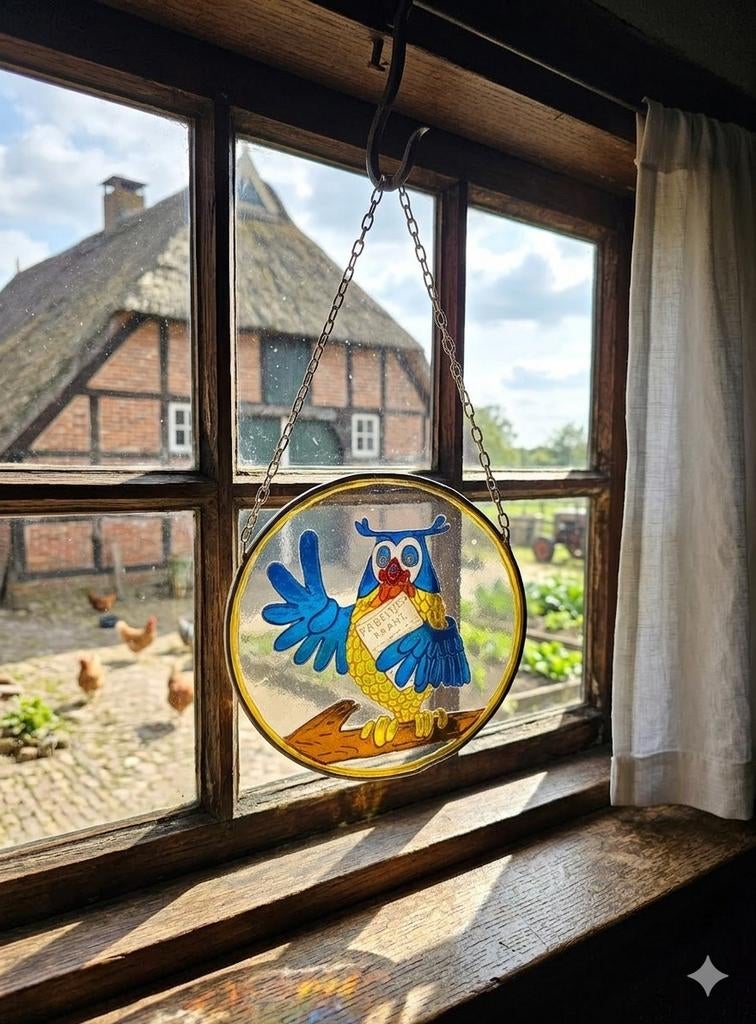 Meneer de Uil raamhanger De Fabeltjeskrant jaren 70, Ophalen of Verzenden