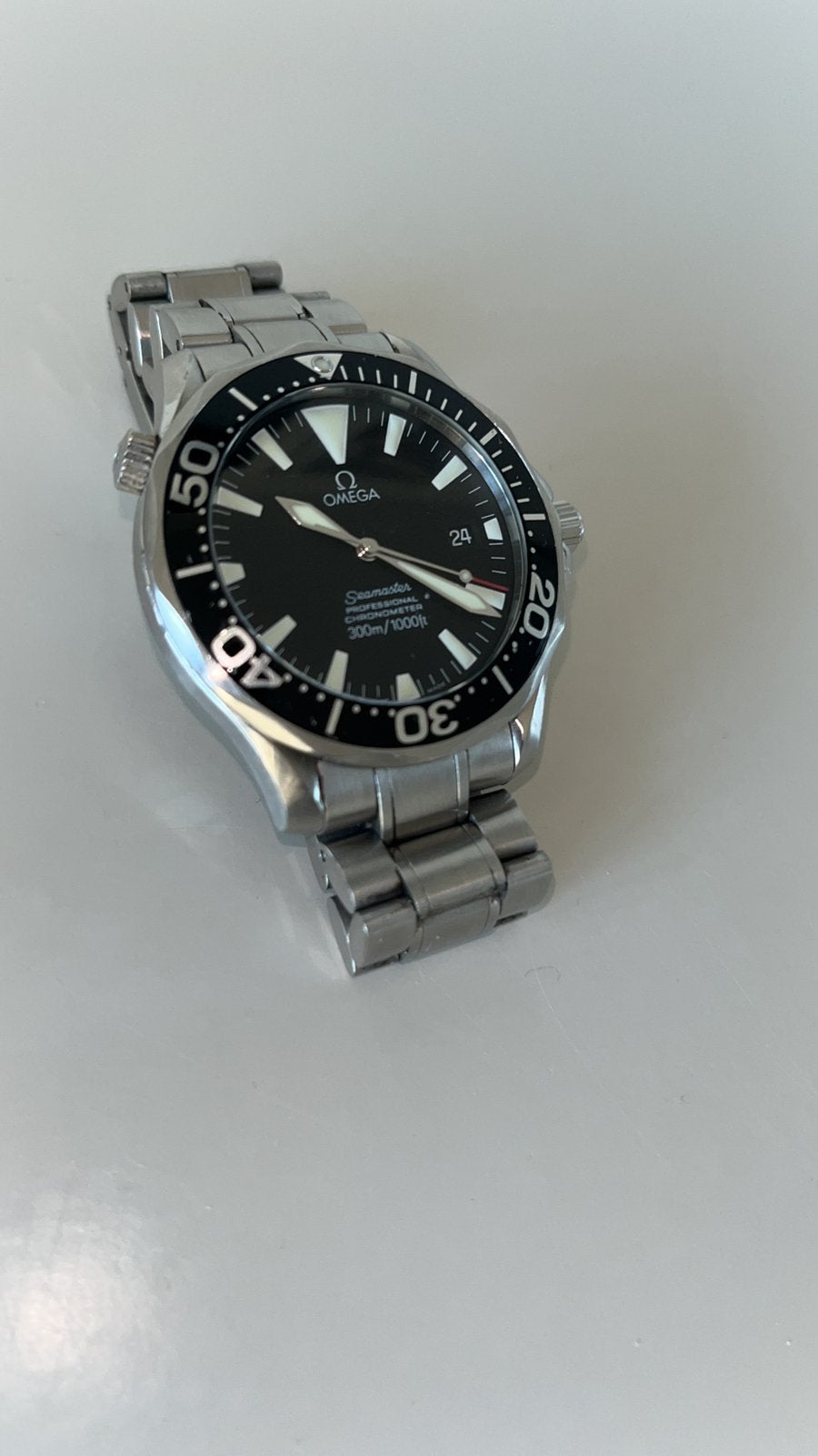Omega seamaster “peter blake” full set, Ophalen of Verzenden, Zo goed als nieuw, Staal, Omega