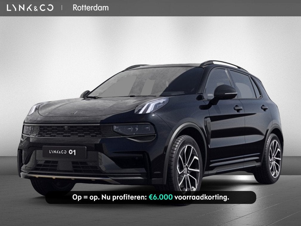 Lynk & Co 01 | CORE | UIT VOORRAAD LEVERBAAR | Achteruitrij, Auto's, Stof, 1800 kg, Zwart, 4 cilinders