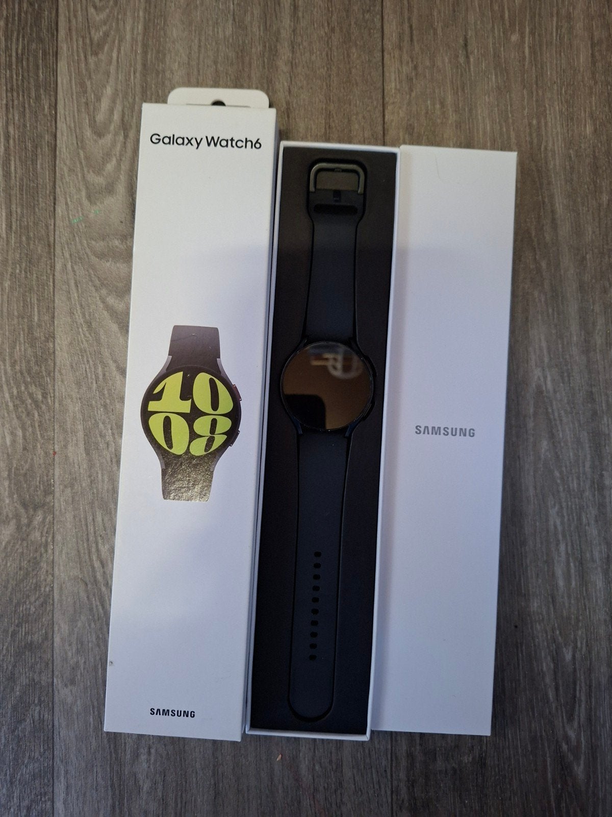 Samsung Galaxy Watch6 met 20mm bandje, Zwart, Ophalen of Verzenden, Zo goed als nieuw, Samsung