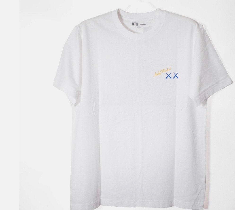 Uniqlo KAWS x Andy Warhol T-shirt - Maat M, Ophalen of Verzenden, Nieuw, Maat 48/50 (M), Wit