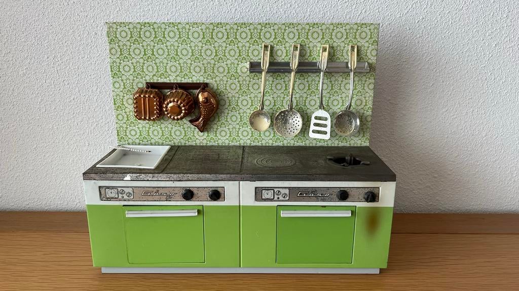 Gäso Speelgoedkeukentje Jaren '70 - Vintage Speelkeuken, Kinderen en Baby's, Speelgoed | Speelkeukens, Ophalen, Gebruikt, Overige materialen