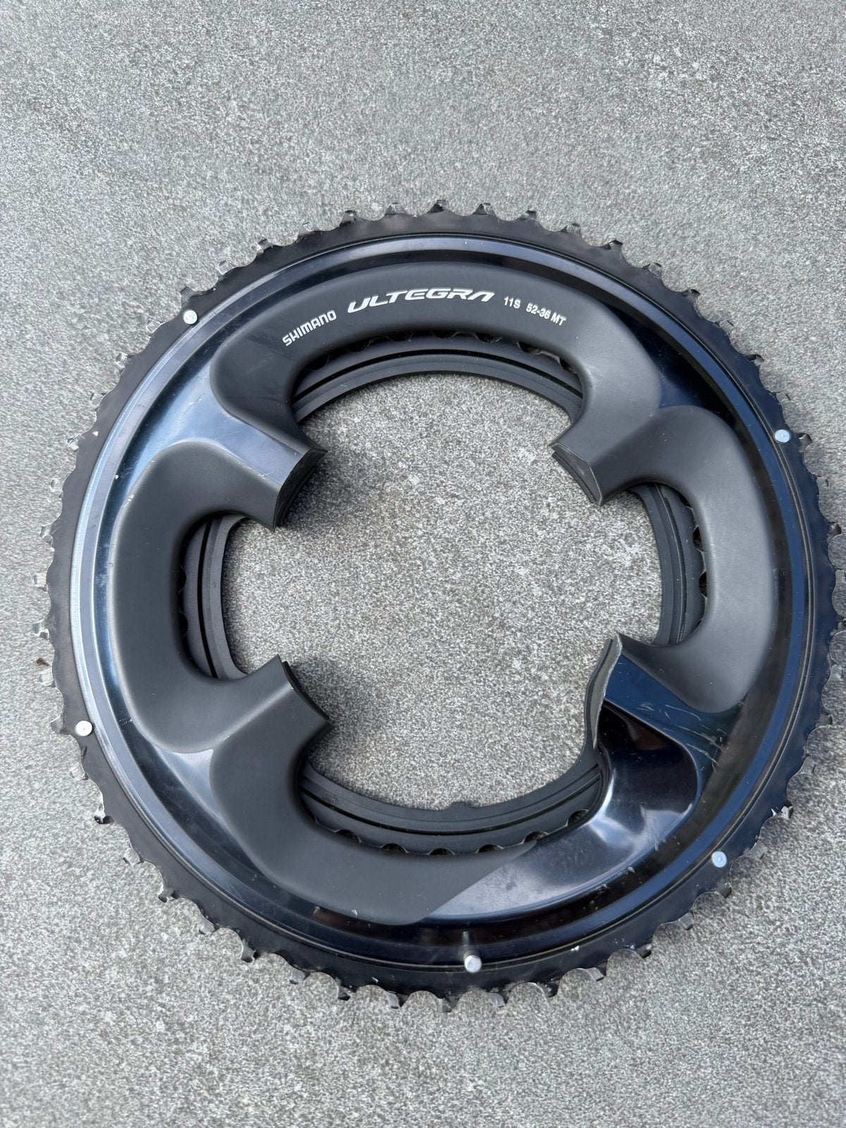 Shimano Ultegra R8000 Kettingbladen 52/36T, Fietsen en Brommers, Crankstel of Pedalen, Gebruikt, Ophalen of Verzenden, Aluminium