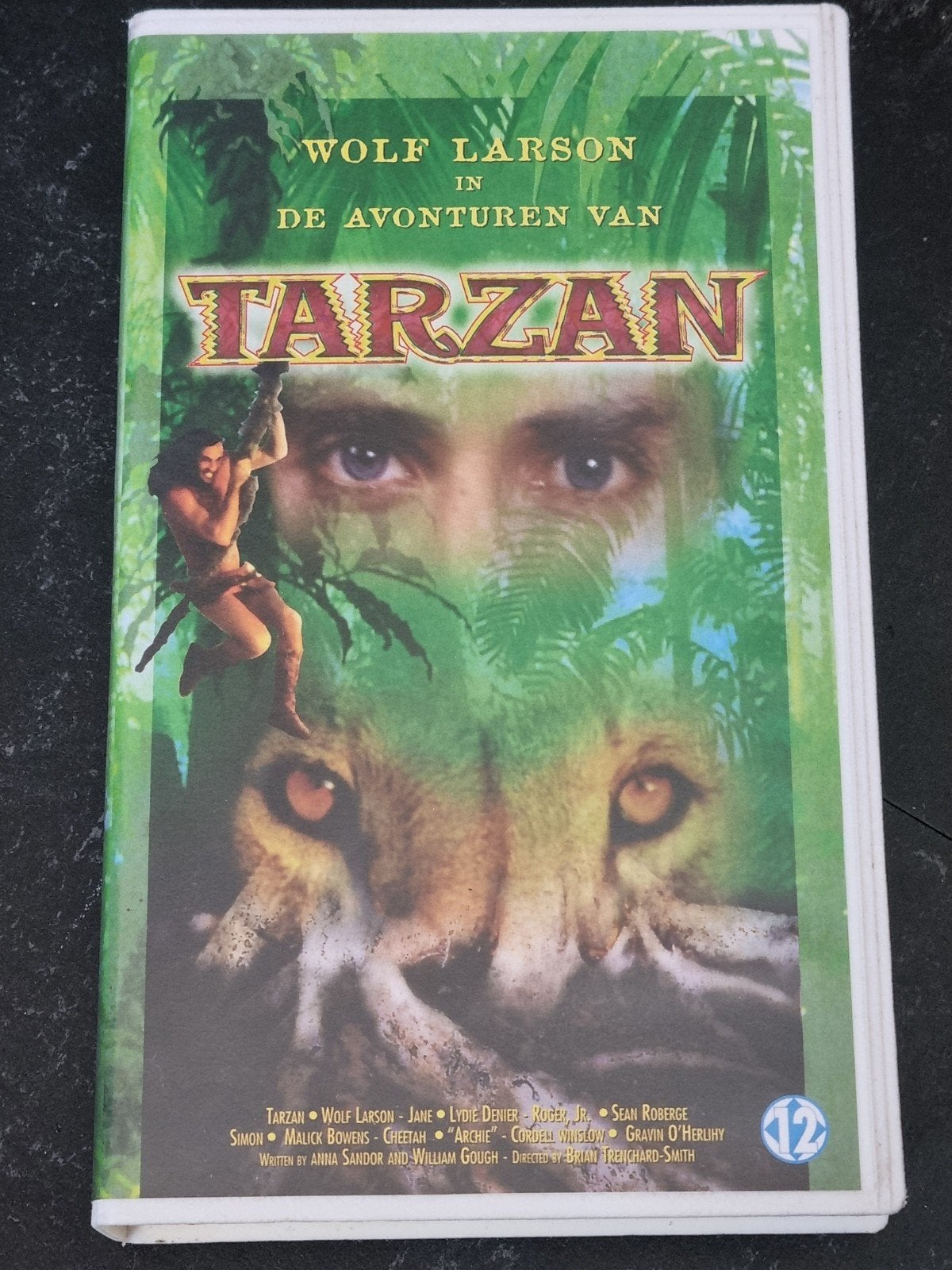 Tarzan VHS - Wolf Larson in De Avonturen van Tarzan, Gebruikt, Ophalen of Verzenden, Actie en Avontuur, Vanaf 12 jaar
