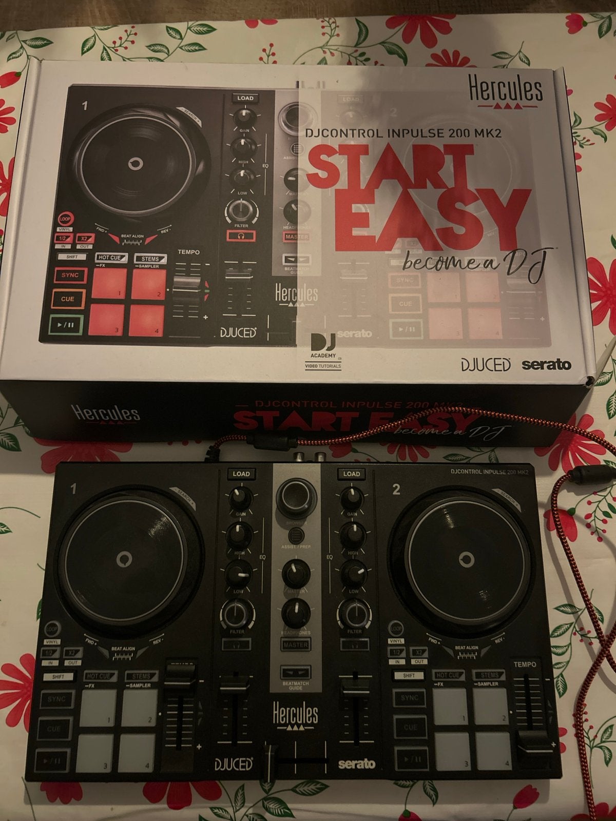 Hercules DJControl Inpulse 200 MK2 DJ-controller, Ophalen of Verzenden, Zo goed als nieuw, Dj-set, Overige merken