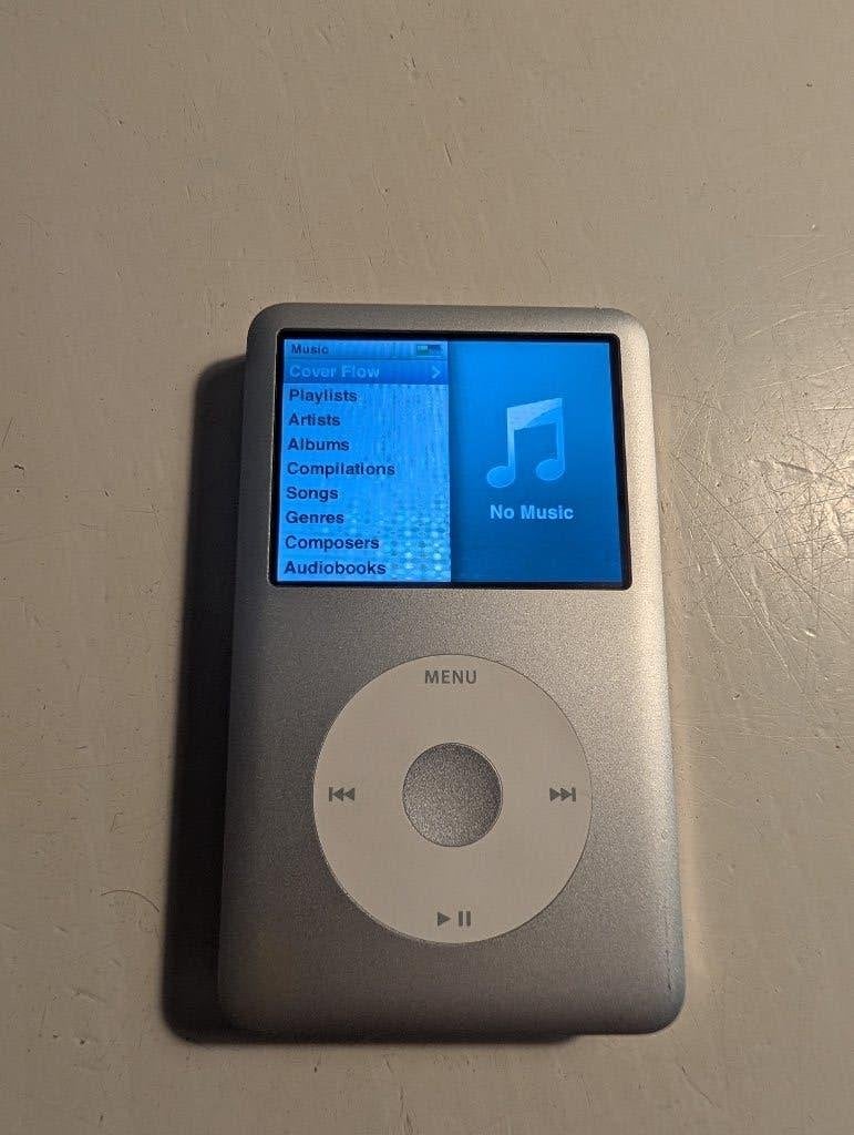 Apple iPod Classic silver 160GB thick, 40 GB en meer, Gebruikt, Classic, Ophalen of Verzenden