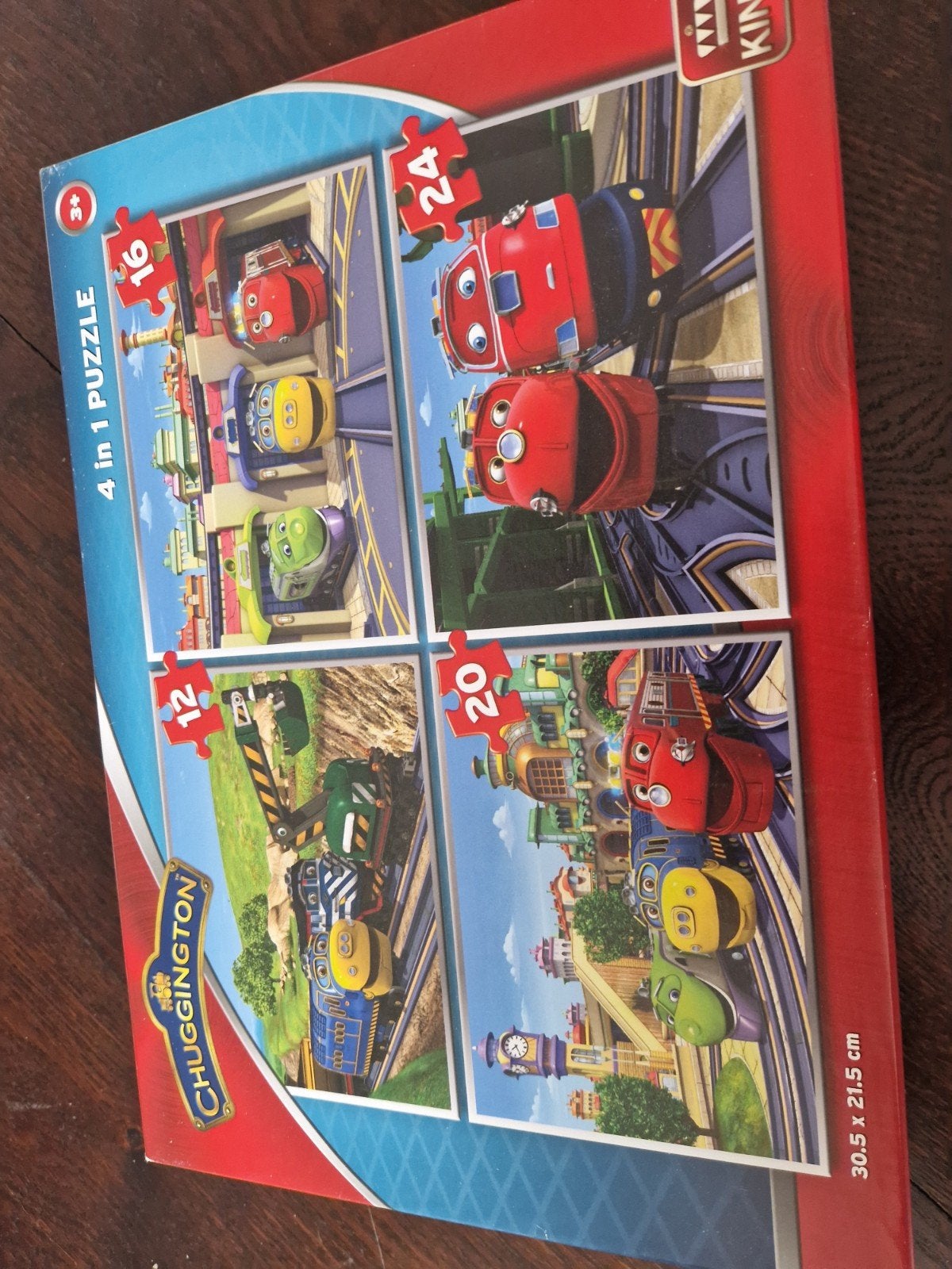 Chuggington 4-in-1 Puzzelset voor Kinderen, Ophalen of Verzenden, 10 tot 50 stukjes, Gebruikt, 2 tot 4 jaar