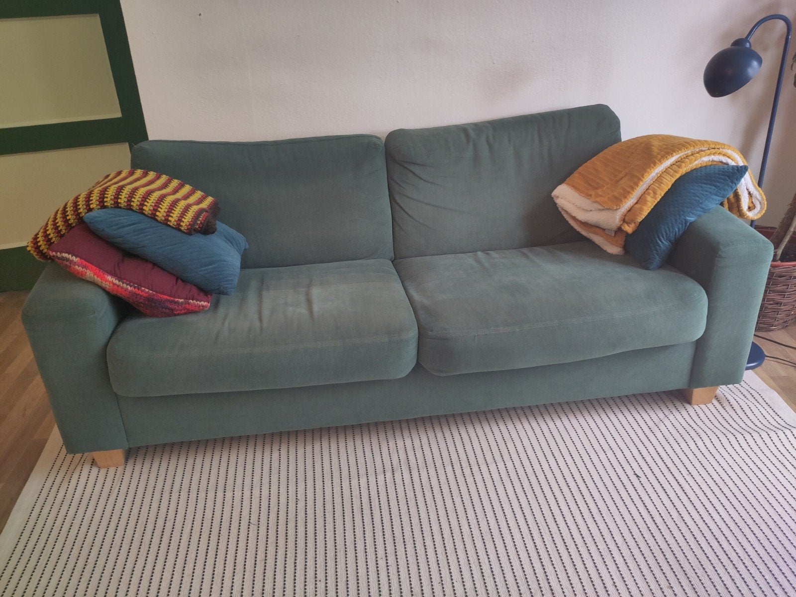 Bank, Huis en Inrichting, Ophalen, Gebruikt, Driepersoons, 75 tot 100 cm