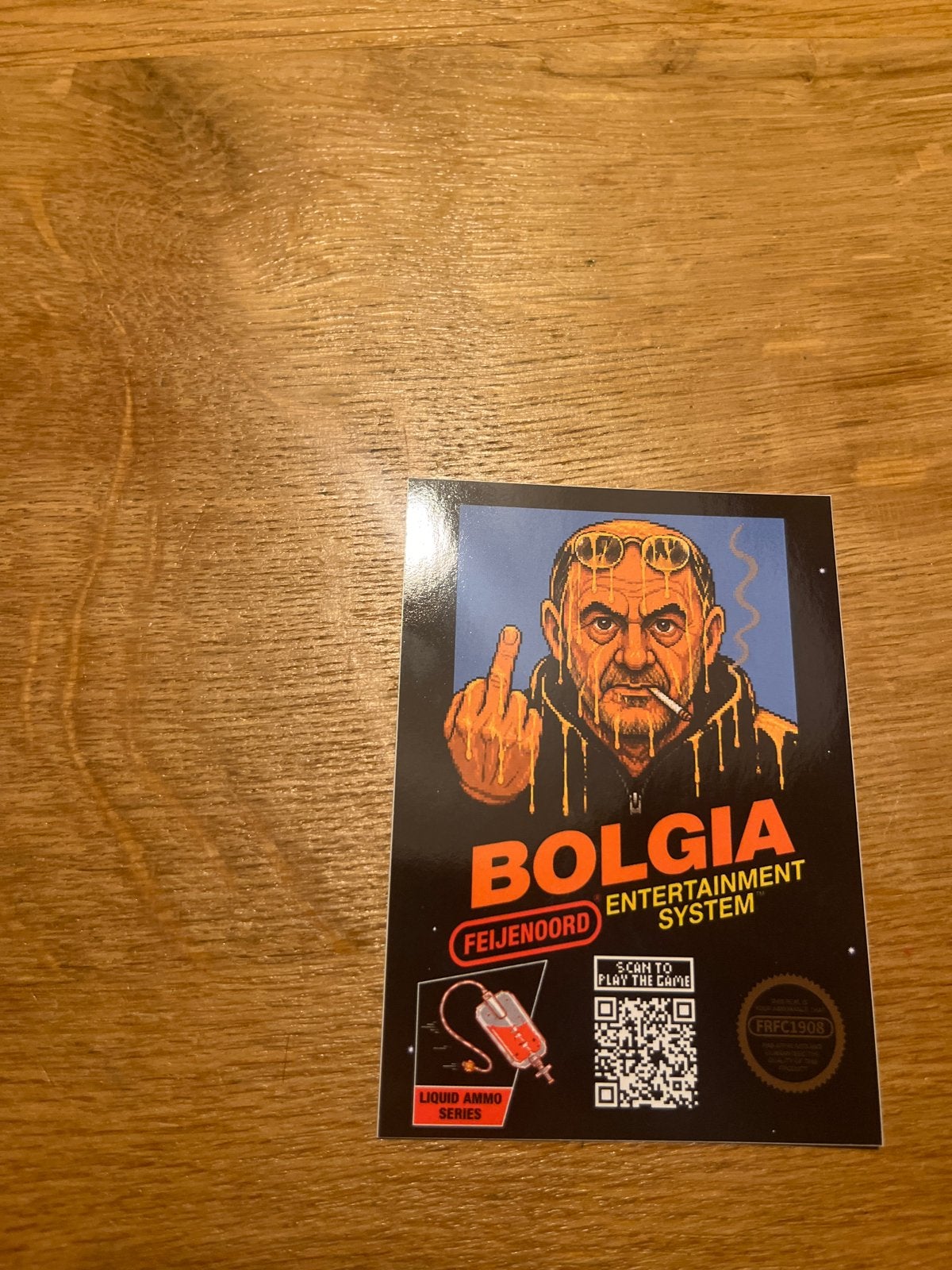 Feyenoord Bolgia Sticker - Uniek Design, Ophalen of Verzenden, Nieuw, Sport