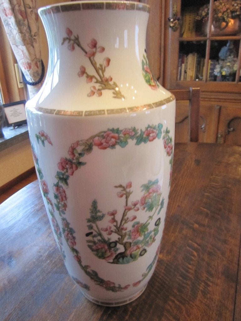 Zeer grote Limoges porselein balustervaas - Ouragan- Ulysse, Verzenden