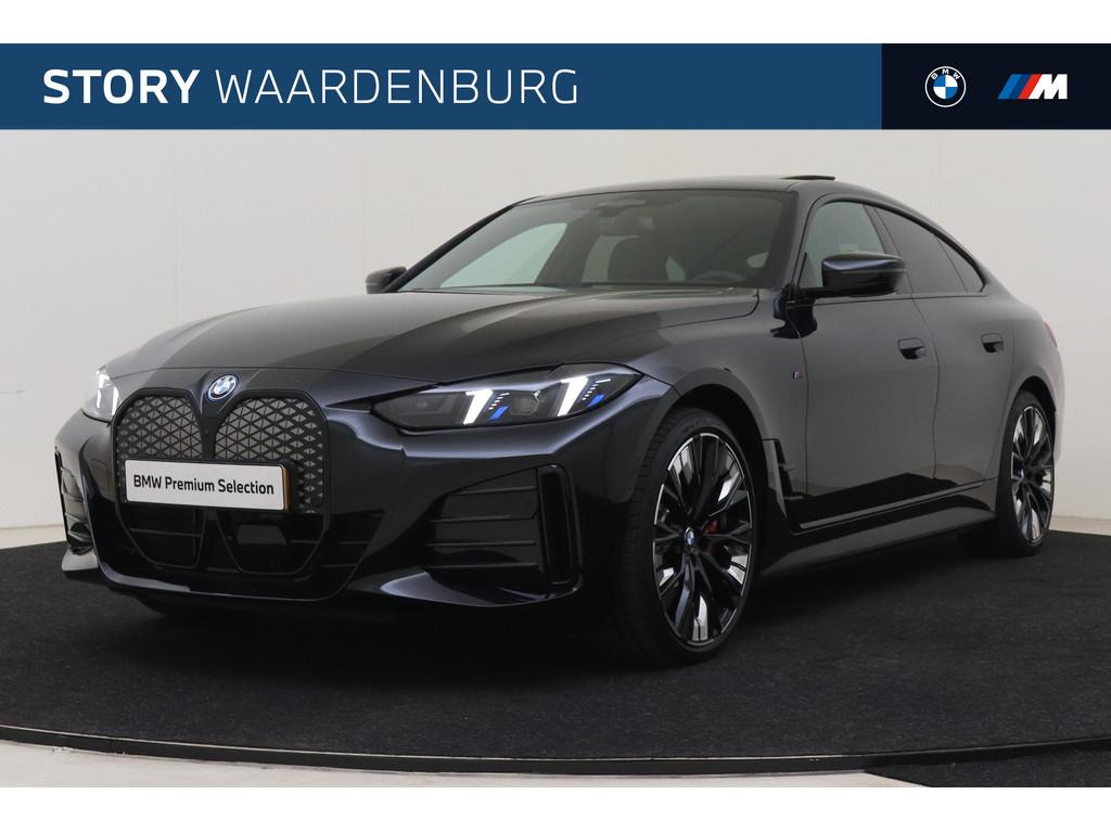 BMW i4 eDrive40 High Executive M Sport / Schuif-kanteldak /, Achterwielaandrijving, Gebruikt, Zwart, Met garantie (alle)