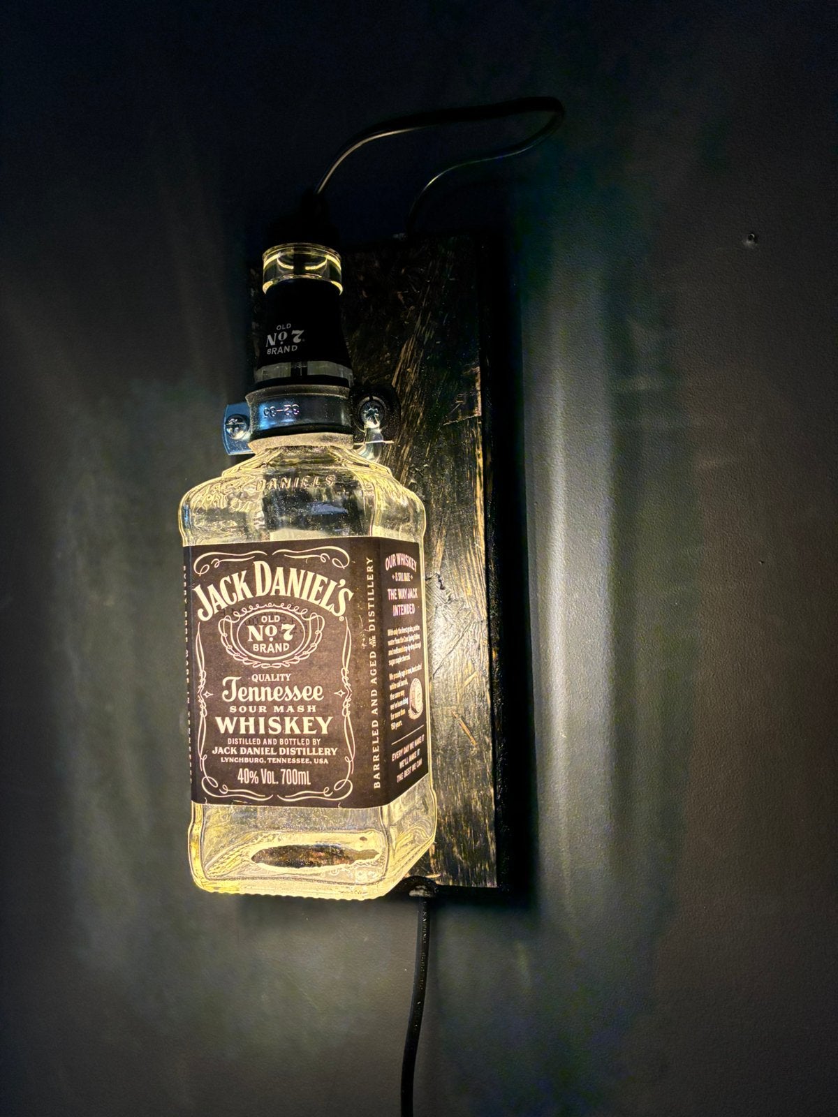 Jack Daniel’s Wandlamp, Ophalen of Verzenden, Nieuw, Glas, Mancave