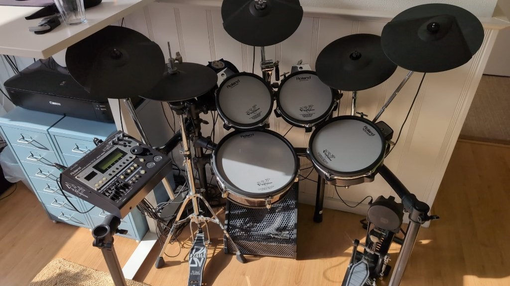 Roland Vdrums TD12 compleet (in 1 koop), Muziek en Instrumenten, Ophalen, Gebruikt, Roland, Elektronisch