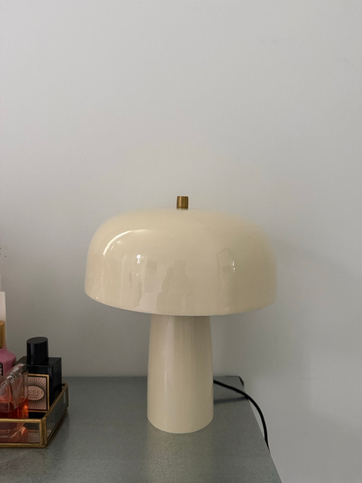 Sissy-Boy Crèmekleurige paddenstoellamp - Zo goed als nieuw, Beige, Paddenstoellamp, Zo goed als nieuw, Modern