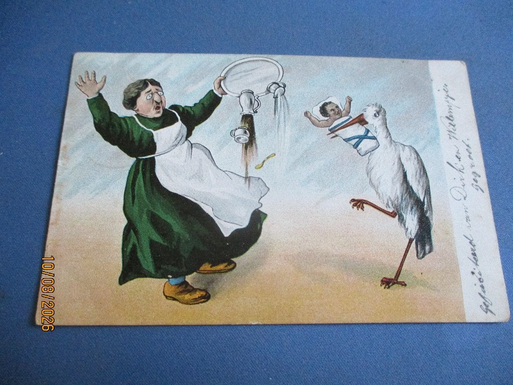 22 fantasie, Ophalen of Verzenden, Voor 1920, Gelopen, Sterren en Beroemdheden