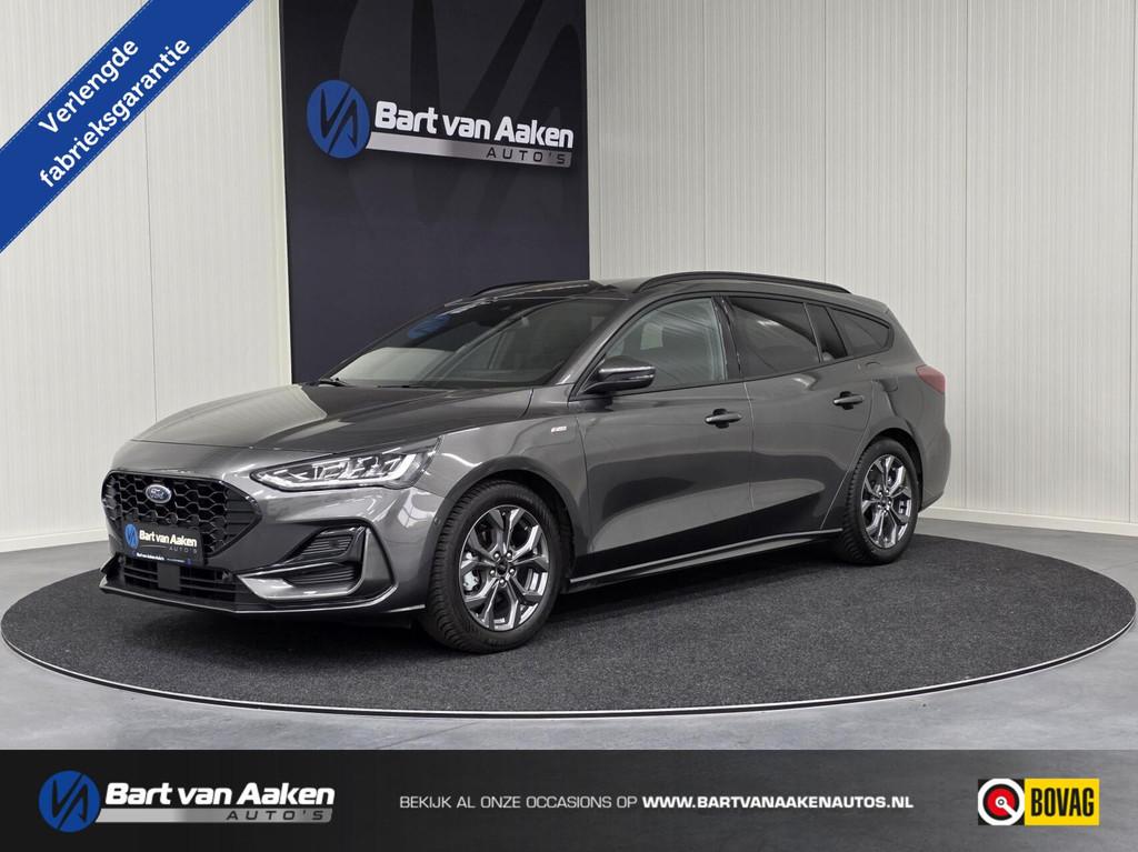 Ford Focus Wagon 1.0 Hybrid ST Line X Keyless Camera Adaptiv, Auto's, 1349 kg, Gebruikt, Met garantie (alle), Handgeschakeld