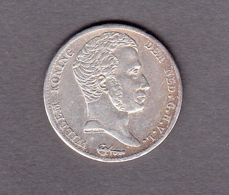 Willem I - ½ gulden 1822 U a zeldzaam exemplaar - Sch.281, Postzegels en Munten, Ophalen of Verzenden, Koning Willem I, ½ gulden