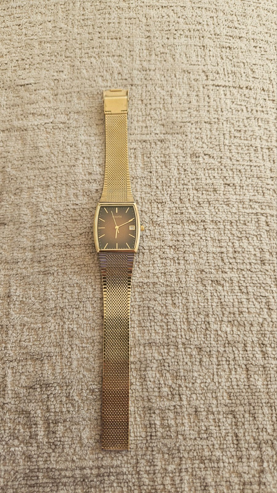 Accurist MB947BR Herenhorloge | Goudkleurig | Quartz, Sieraden, Tassen en Uiterlijk, Overige merken, Staal, Staal, A