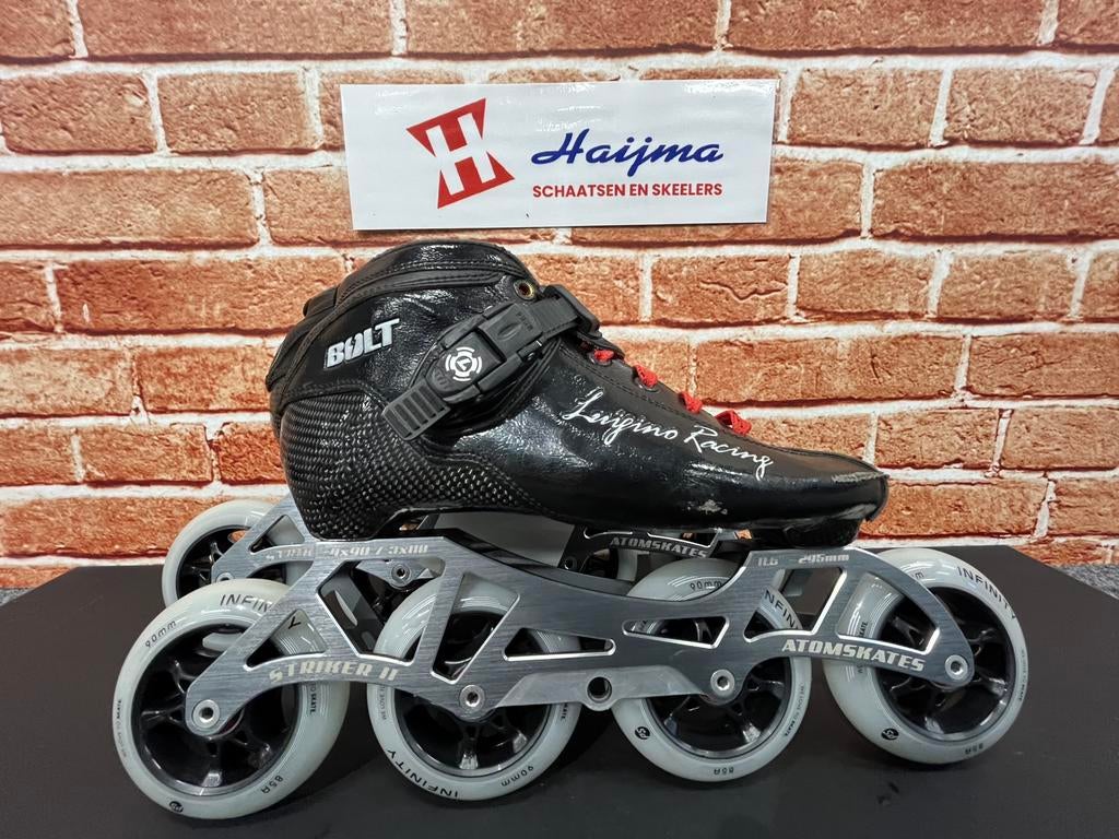Luigino bolt skeelers (38) met nieuwe wielen! 4x90mm, Ophalen of Verzenden, Zo goed als nieuw, Inline skates 4 wielen