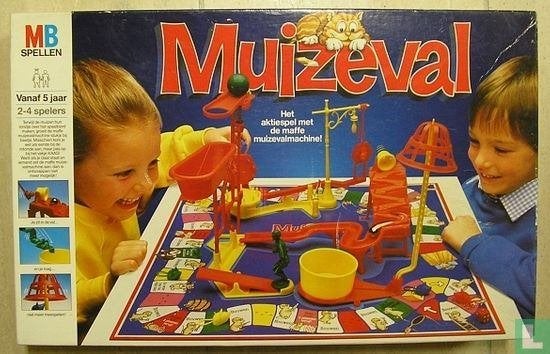 Muizeval, Een of twee spelers, Ophalen of Verzenden, Gebruikt, MB Spellen