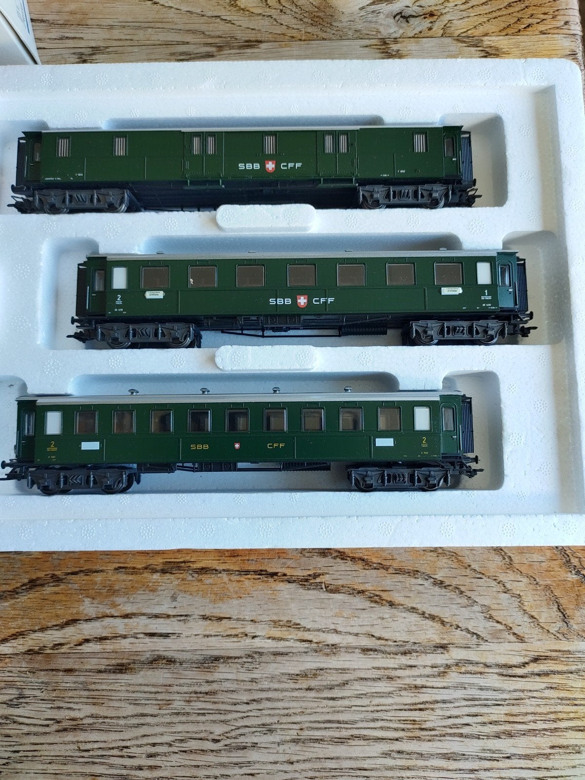 Märklin H0 42383 Oldtimer Wagen-Set SBB CFF, Wisselstroom, Wagon, Ophalen of Verzenden, Zo goed als nieuw