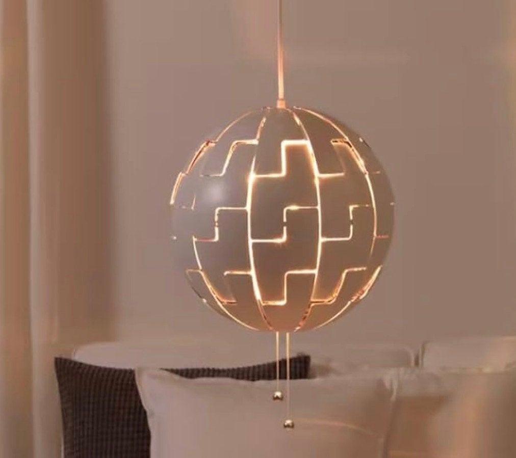 IKEA PS 2014 Hanglamp - Wit, Verstelbaar Design, Ophalen of Verzenden, Zo goed als nieuw, Metaal, E27 (groot)