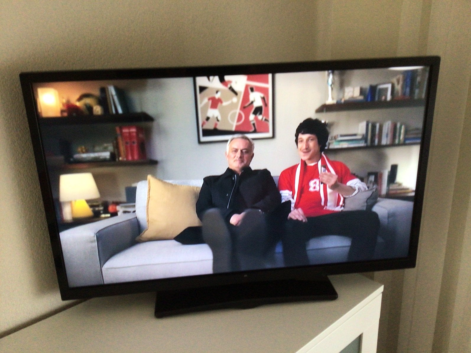 Smart tv, LED, 80 tot 100 cm, Zo goed als nieuw, Ophalen