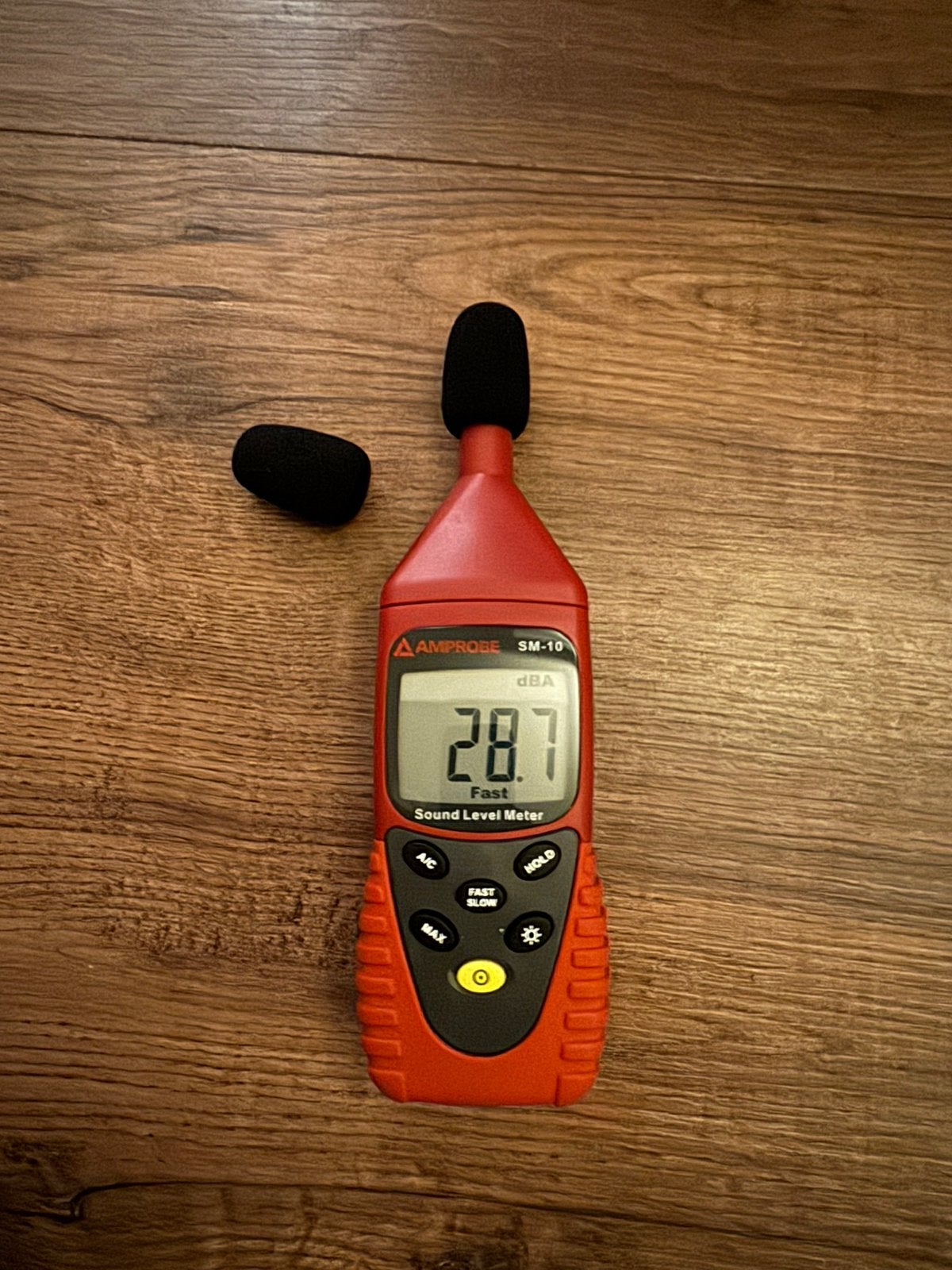 Te koop een professionele Amprobe SM-10 geluidsmeter, Doe-het-zelf en Verbouw, Meetapparatuur, Ophalen of Verzenden, Zo goed als nieuw
