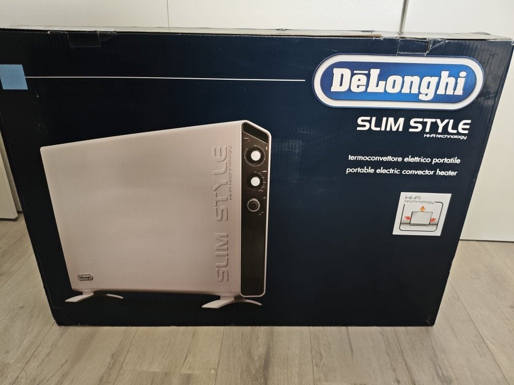DeLonghi Slim Style Elektrische Kachel - Nieuw!, 30 tot 80 cm, Ophalen of Verzenden, 60 tot 150 cm, Kachel