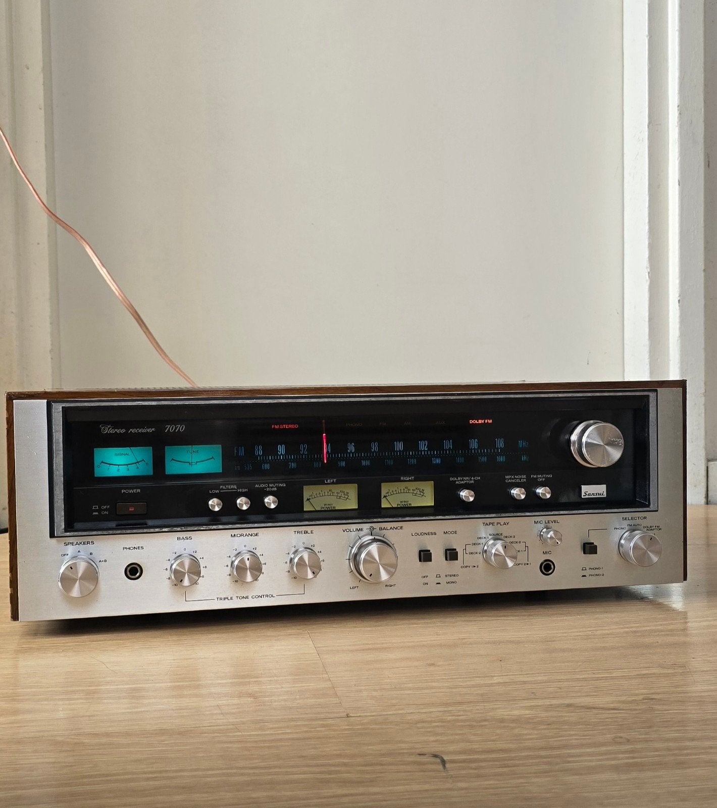 Sansui 7070 Stereo Receiver - Vintage Hifi, Ophalen of Verzenden, Overige merken