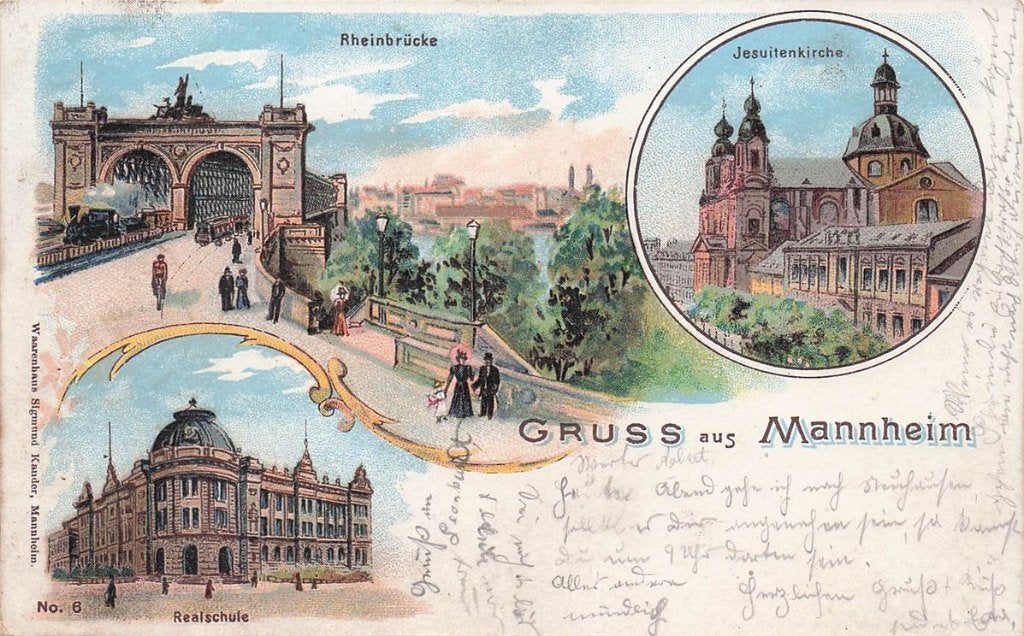 702-369-003 Mannheim, Verzenden, Voor 1920, Duitsland