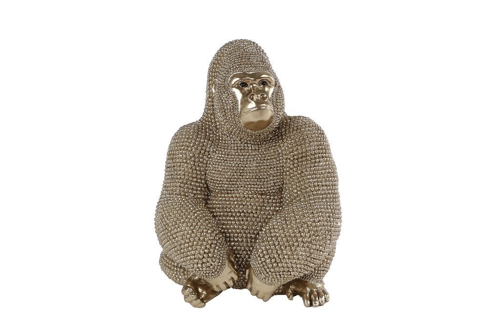 Gorilla glinster goud, Huis en Inrichting, Van Manen Veenendaal, Overige materialen, Toys.gifts@manen.nl, Nieuw