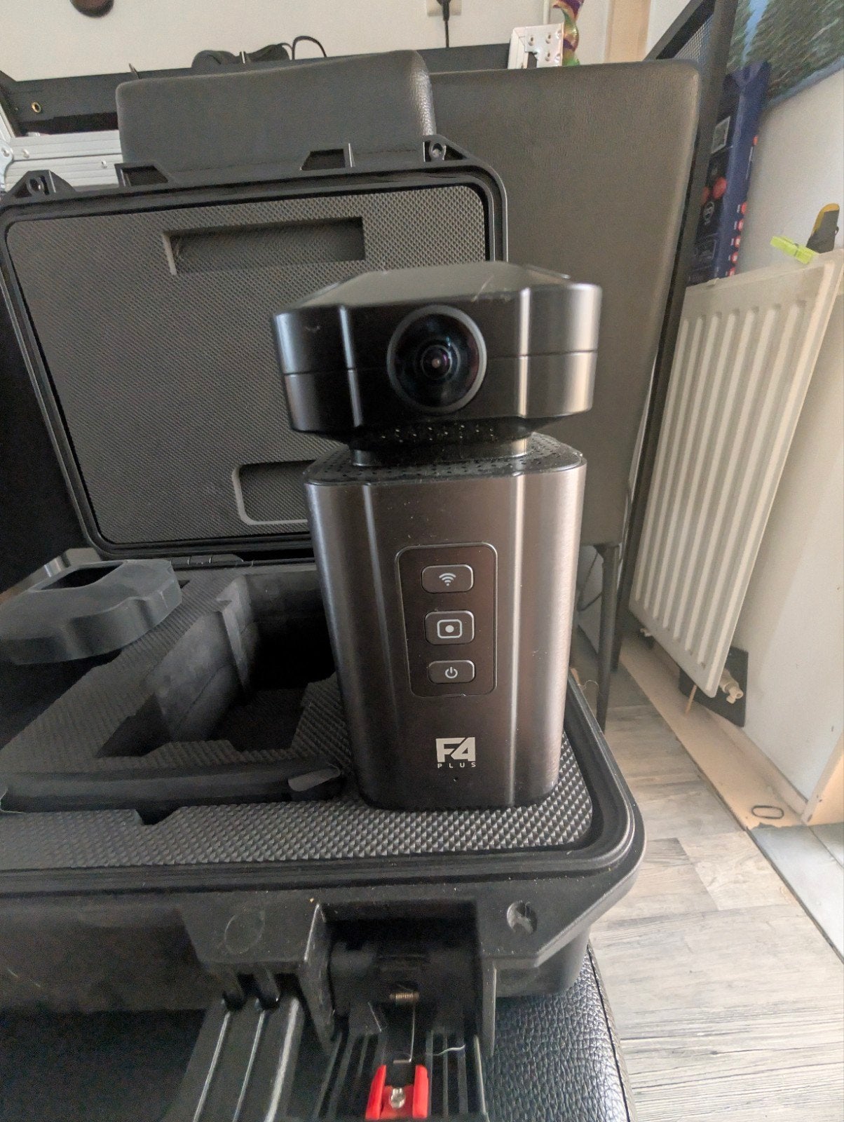 DETU F4 Plus 8K Professionele 360 VR-camera, Ophalen of Verzenden, Zo goed als nieuw