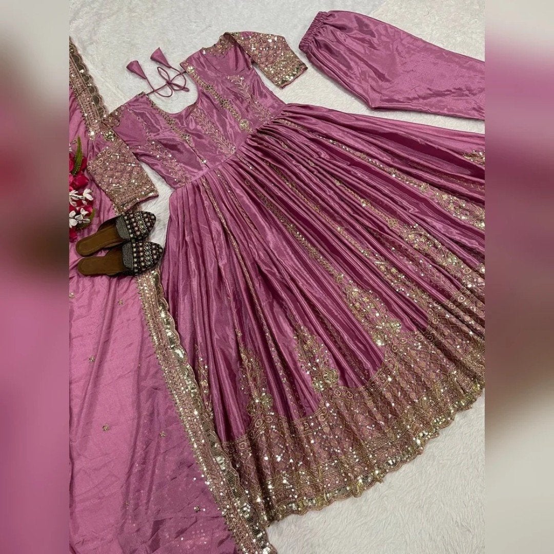 Prachtige Indiase Anarkali Jurk - Verschillende Maten, Kleding | Dames, Maat 38/40 (M), Nieuw, Ophalen of Verzenden, Onbekend