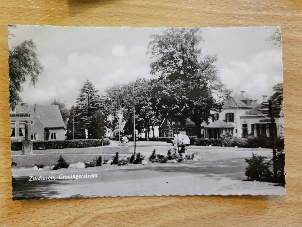 ansicht ZUIDLAREN groningerstraat, Verzamelen, Ansichtkaarten | Nederland, Ophalen of Verzenden, Voor 1920, Drenthe