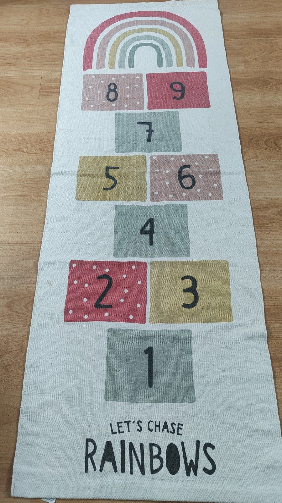 H&M Home Hinkelbaan Vloerkleed - 70x200 cm, Huis en Inrichting, Stoffering | Tapijten en Kleden, Ophalen, 50 tot 100 cm, Zo goed als nieuw