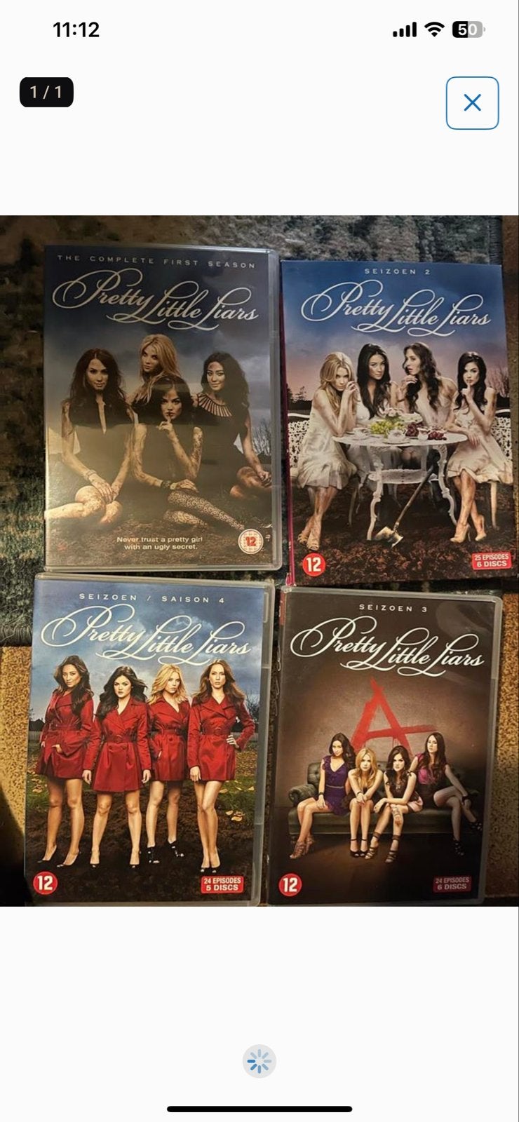 Pretty Little Liars DVD Boxsets Seizoen 1, 2, 3, 4, Gebruikt, Seizoen 1, Drama, Ophalen of Verzenden