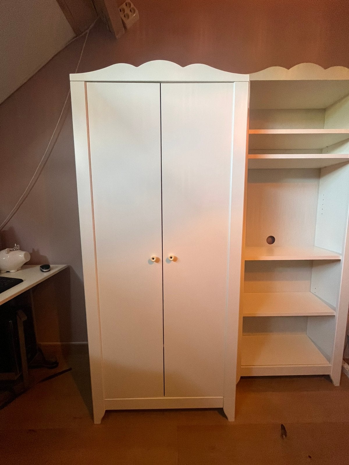 Ikea (kinder)kledingkast Smågöra, Kinderen en Baby's, Kinderkamer | Commodes en Kasten, Ophalen, Gebruikt, Kast, 50 tot 70 cm