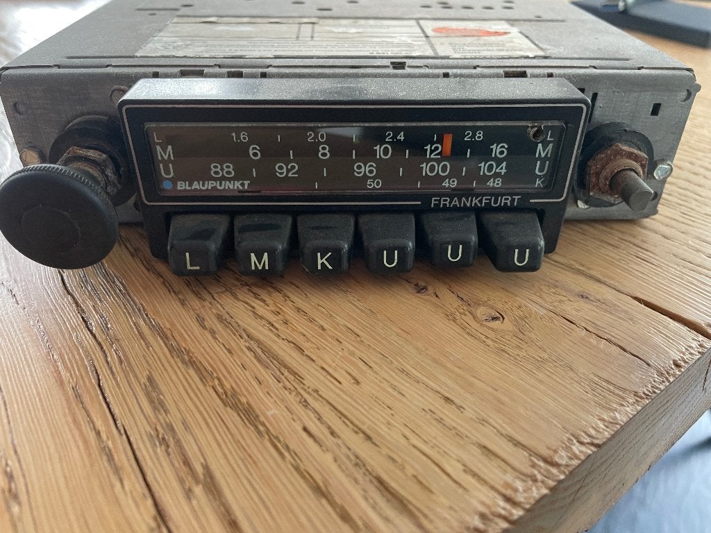 Oldtimer radio Blaupunkt Frankfurt, Ophalen, Gebruikt