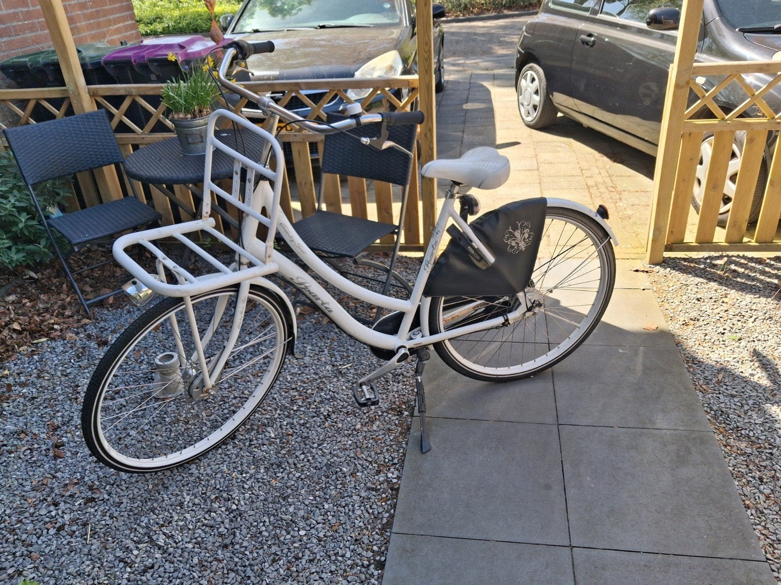 nette dames fiets inclusief nieuwe mand, Fietsen en Brommers, Ophalen, Gebruikt, Overige merken, Versnellingen