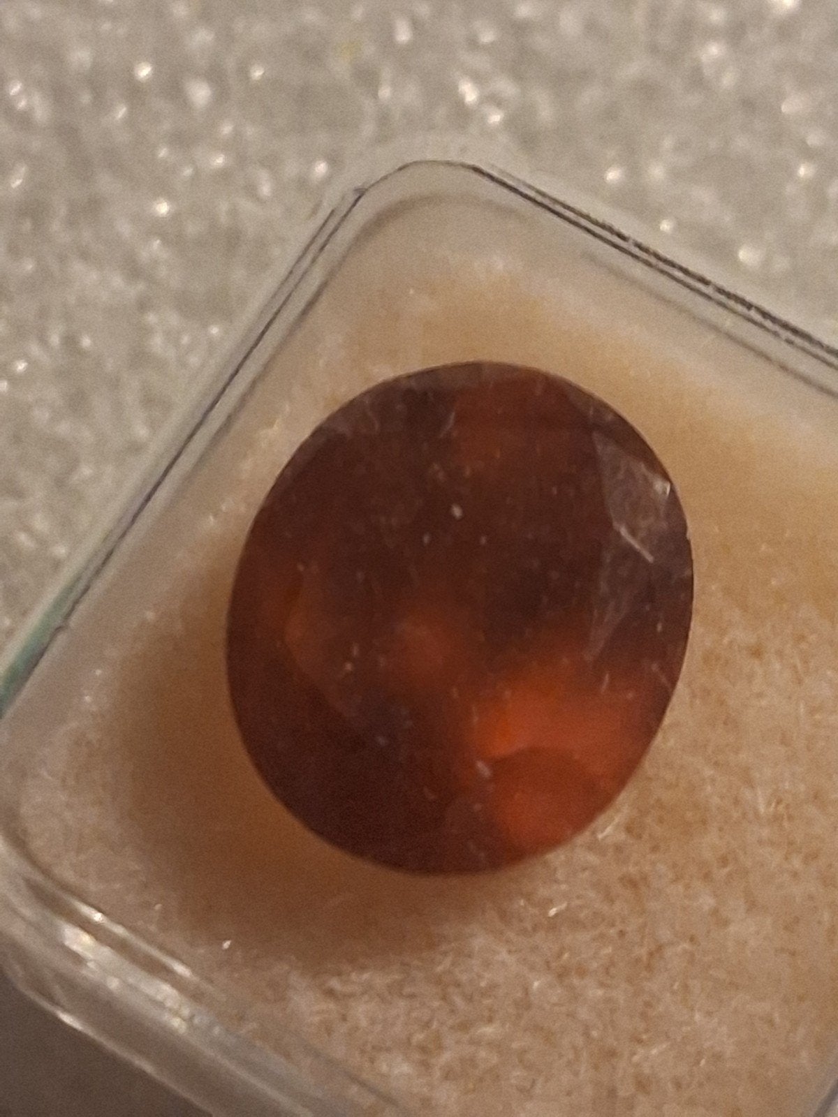 Granaat steen -- 9.karaat, Sieraden, Tassen en Uiterlijk, Ophalen of Verzenden, Nieuw
