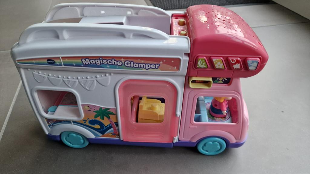 VTech Vrolijke Vriendjes Magische Glamper met Licht & Geluid, Ophalen of Verzenden, Gebruikt