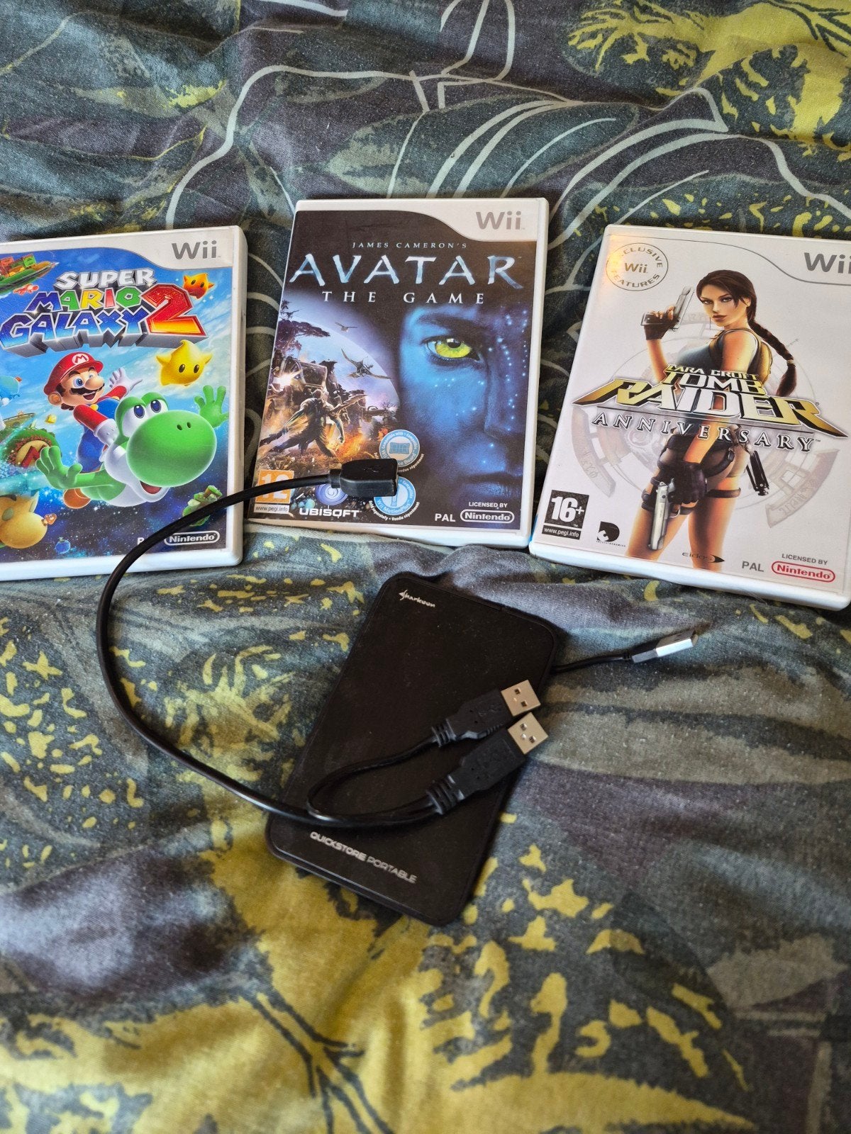 Wii Games: Super Mario Galaxy 2, Avatar, Tomb Raider, Gebruikt, 1 speler, Ophalen of Verzenden, Platform