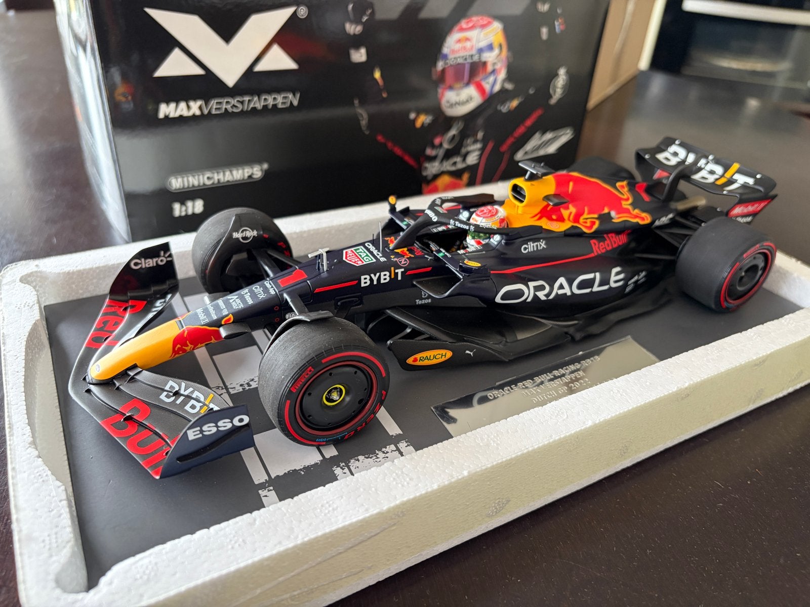 Minichamps Max Verstappen RB18 Dutch GP 2022 1:18, Ophalen of Verzenden, Nieuw, Auto, MiniChamps