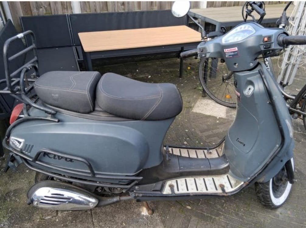Scooter blauw kenteken, Gebruikt, Benzine, Ophalen, Overige merken