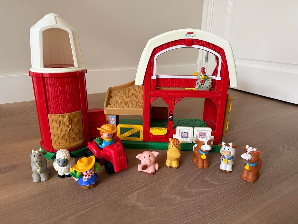 Fisher-Price Little People Boerderij met Dieren en Figuren, Ophalen of Verzenden, Gebruikt, Jongen of Meisje