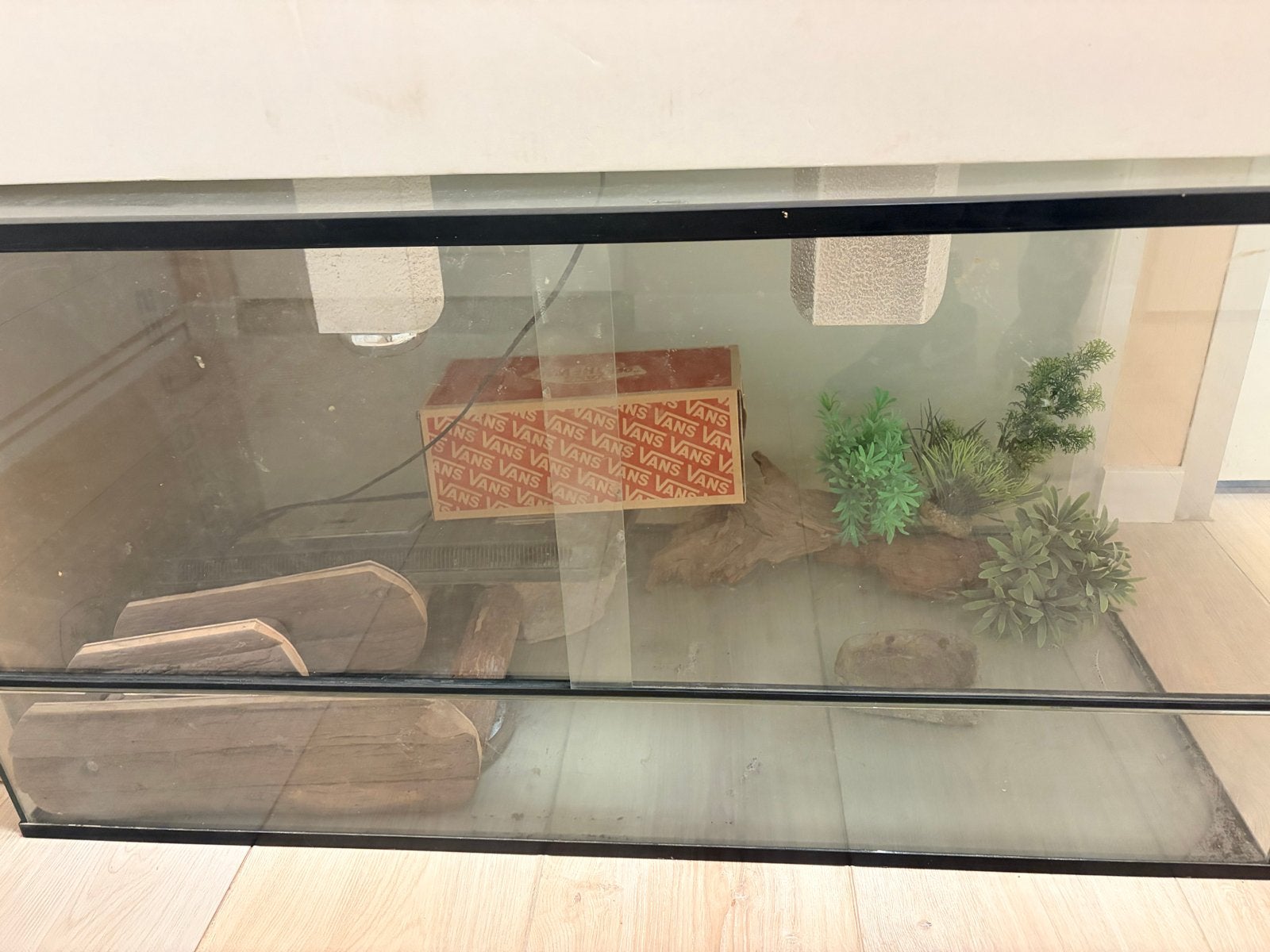 Terrarium compleet, onder andere voor slang, baardagaam etc, Dieren en Toebehoren, Reptielen en Amfibieën | Toebehoren, Ophalen