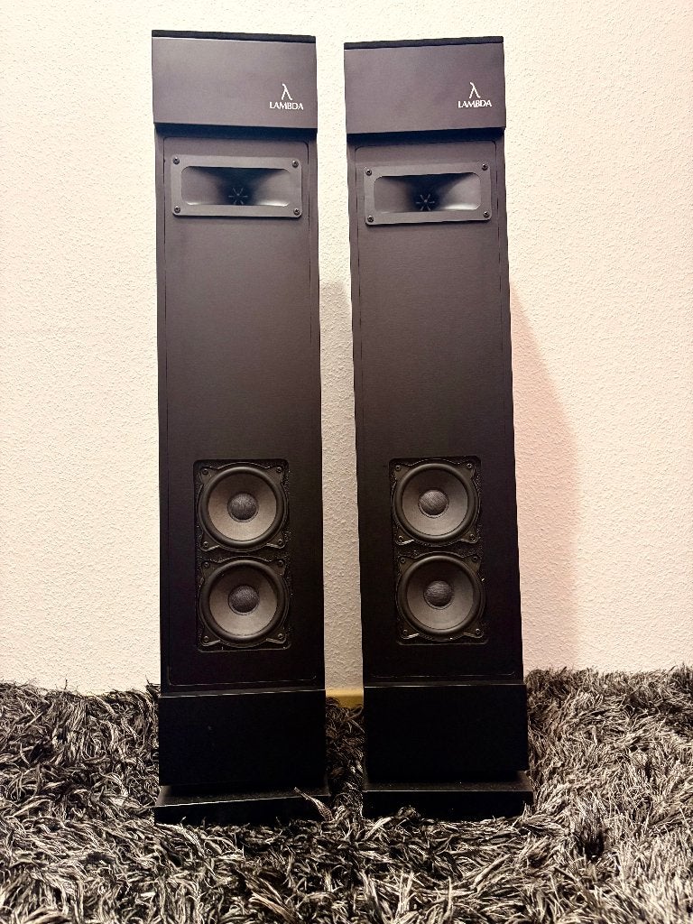 LAMBDA AKUSTIK "Minaret  Mk1” Vintage zeldzaam!, Overige merken, Vloerstaande luidspreker, Ophalen of Verzenden, Zo goed als nieuw