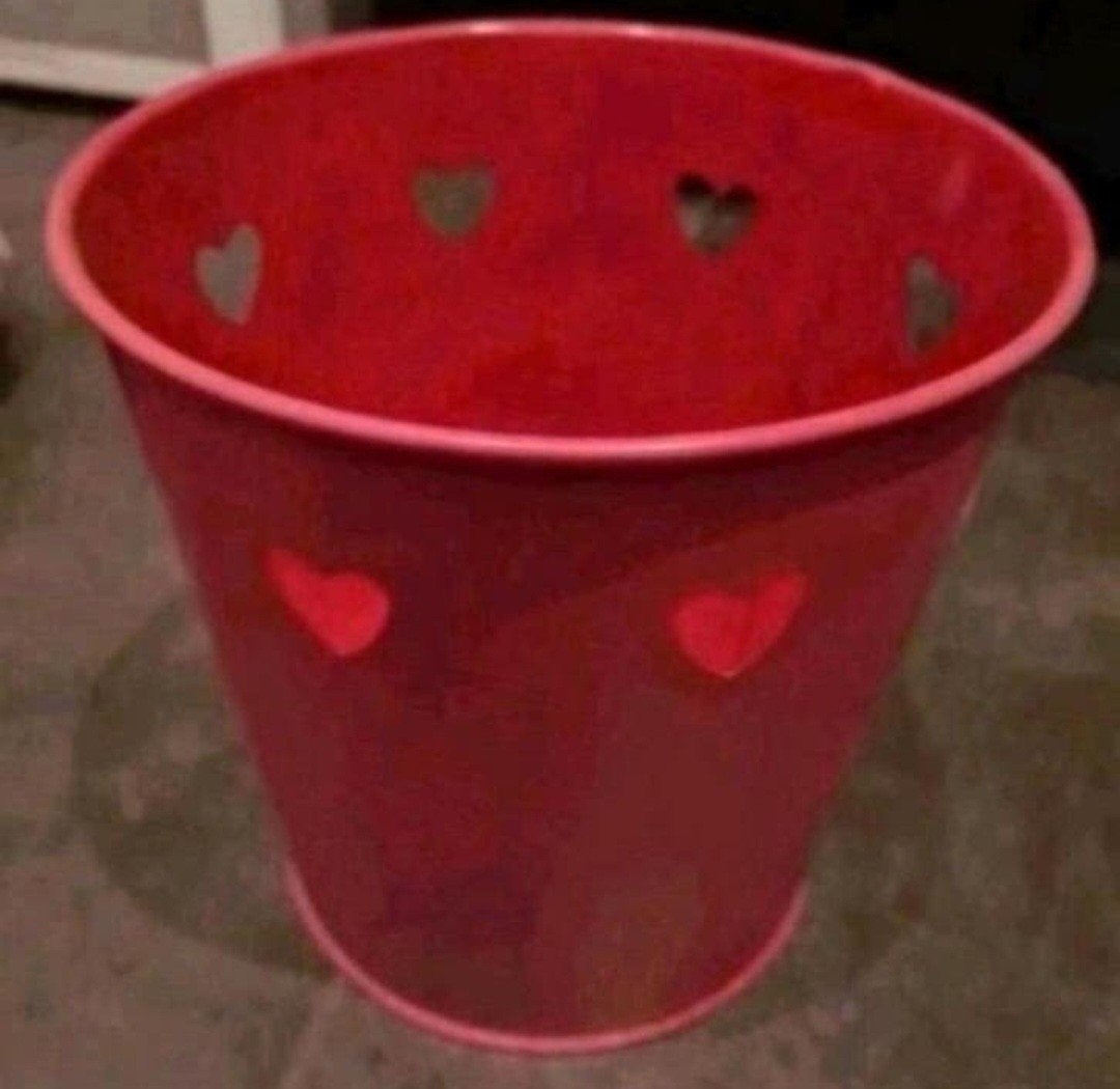 Roze bloempot 14.5 bij 14.5 cm, Rond, Binnen, Ophalen of Verzenden, Zo goed als nieuw