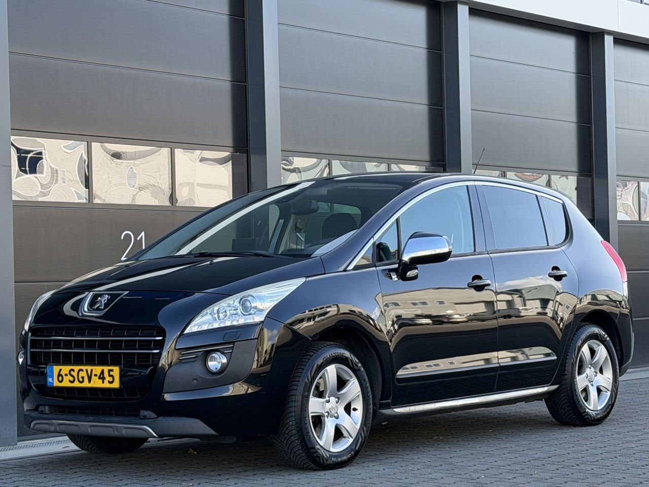 Peugeot 3008 2.0 HDiF HYbrid4 Hade-Up Navi Clima (bj 2013), Auto's, Automaat, Parkeersensor, Zwart, Bedrijf